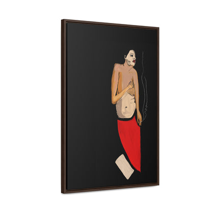 A Depressive Aladdin, Original Eduard Pavel, Gallery Canvas Wraps, Vertical Frame