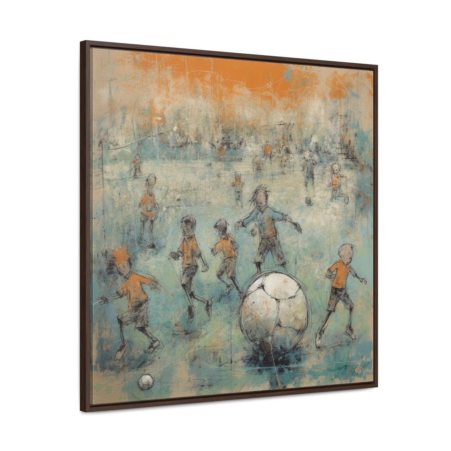 Childhood 21, Gallery Canvas Wraps, Square Frame