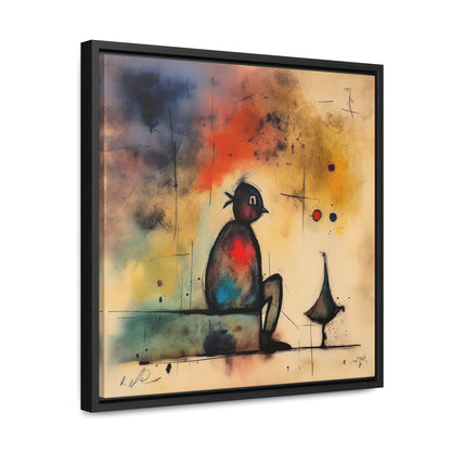 Sad Man 9, Gallery Canvas Wraps, Square Frame