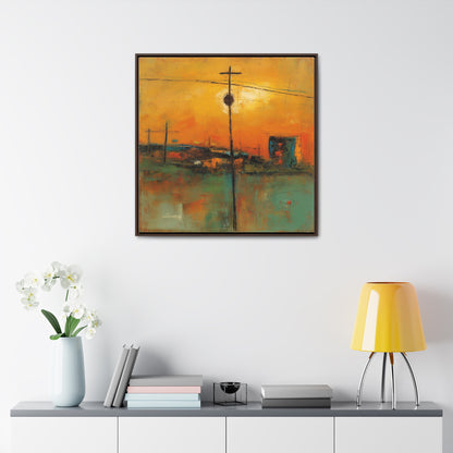 Land of the Sun 57, Valentinii, Gallery Canvas Wraps, Square Frame