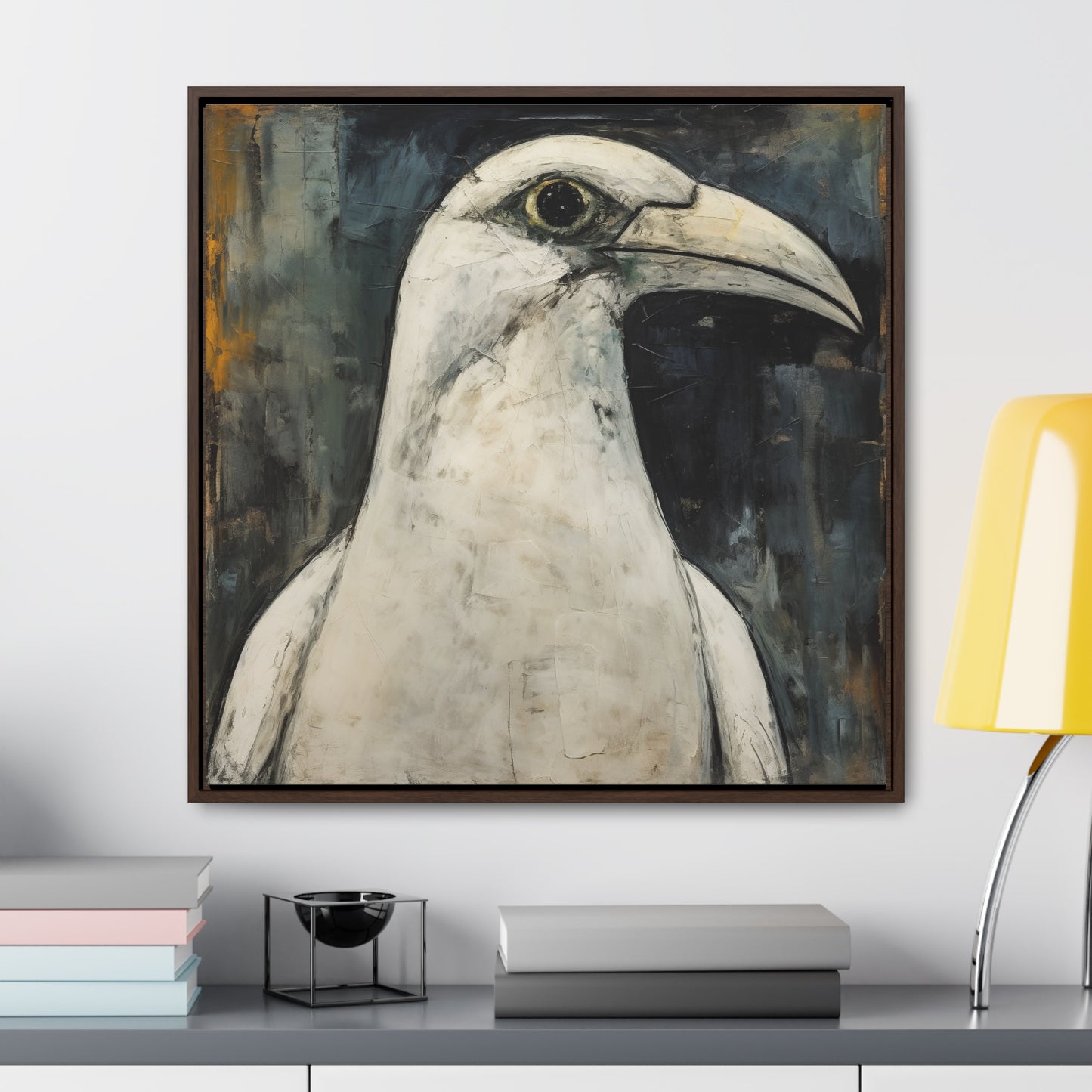 Bird 4, Gallery Canvas Wraps, Square Frame