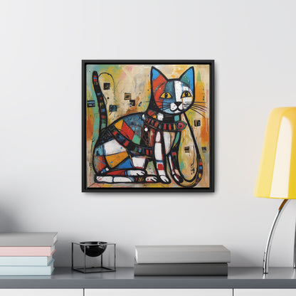 Cat 94, Gallery Canvas Wraps, Square Frame