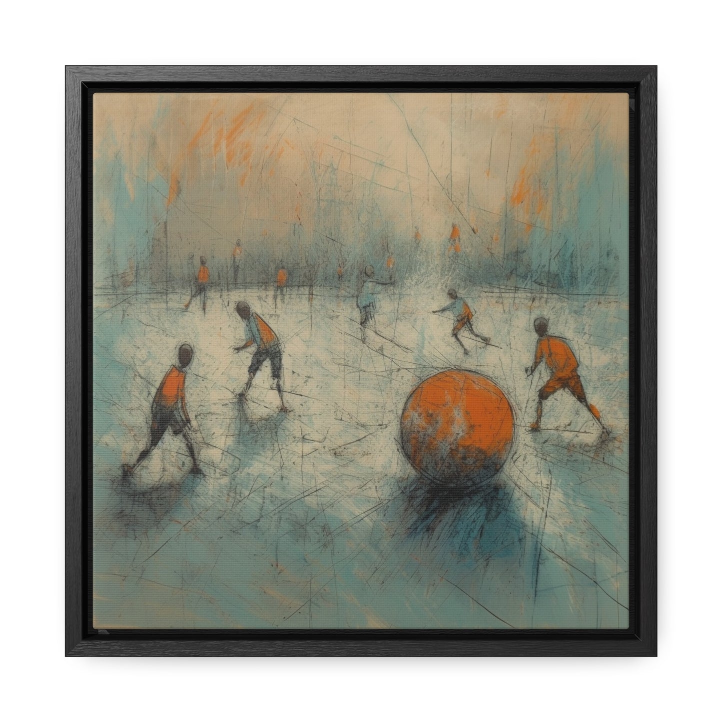 Childhood 15, Gallery Canvas Wraps, Square Frame