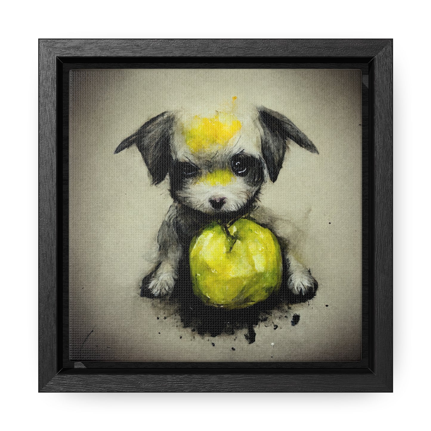 Dogs and Puppies 5, Valentinii, Gallery Canvas Wraps, Square Frame