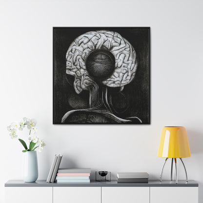 Brain 40, Valentinii, Gallery Canvas Wraps, Square Frame