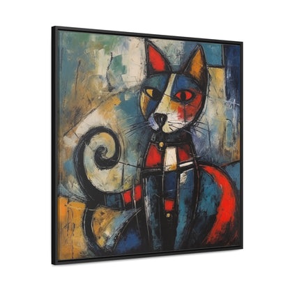 Cat 68, Gallery Canvas Wraps, Square Frame