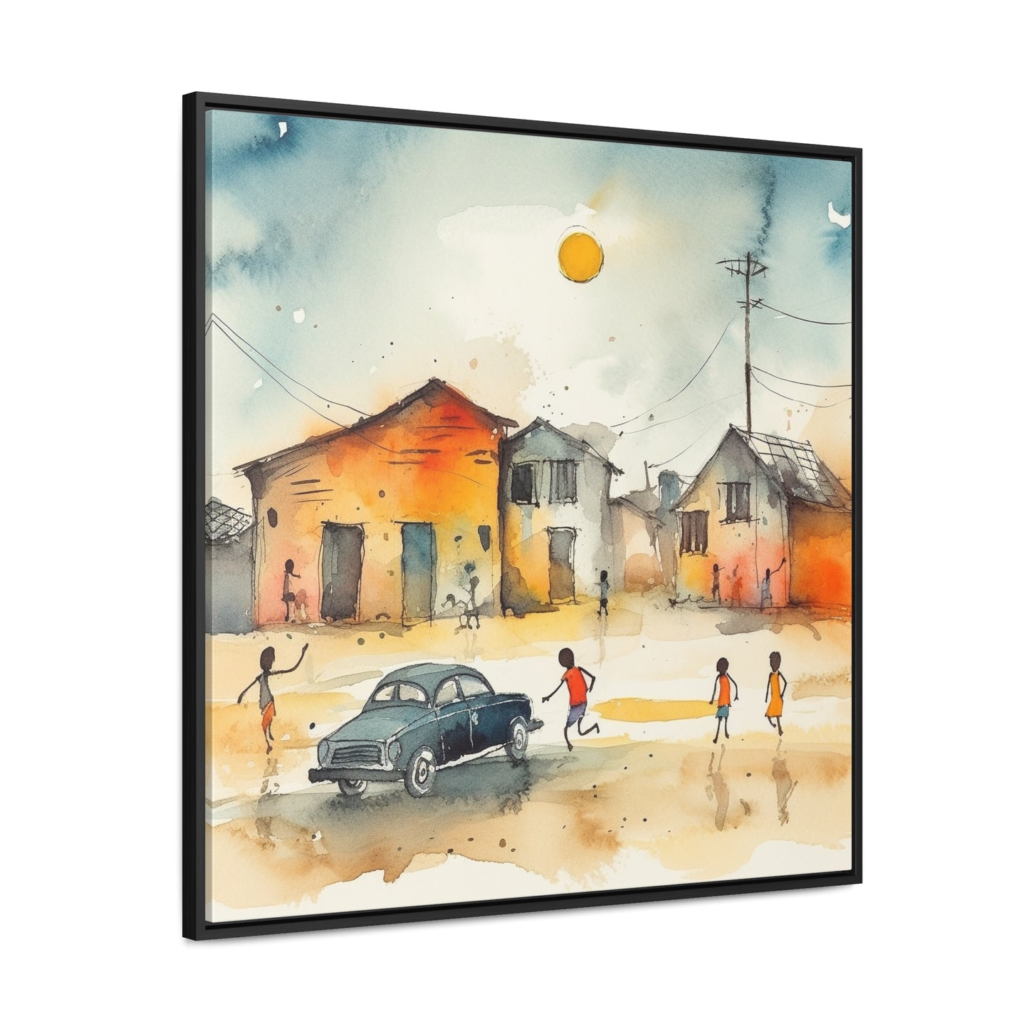 Childhood 13, Valentinii, Gallery Canvas Wraps, Square Frame