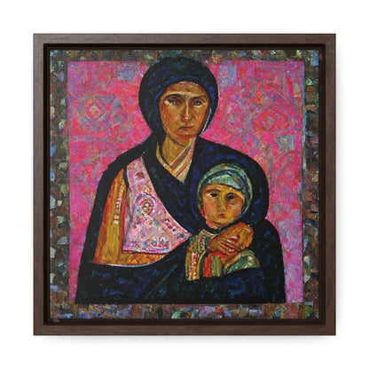 Mary and the Child 20, Valentinii, Gallery Canvas Wraps, Square Frame