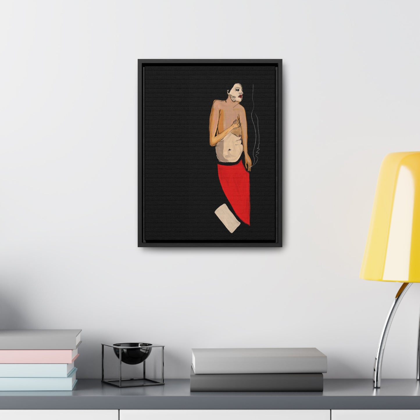 A Depressive Aladdin, Original Eduard Pavel, Gallery Canvas Wraps, Vertical Frame