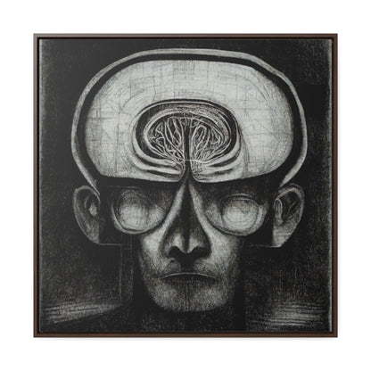 Brain 50, Valentinii, Gallery Canvas Wraps, Square Frame