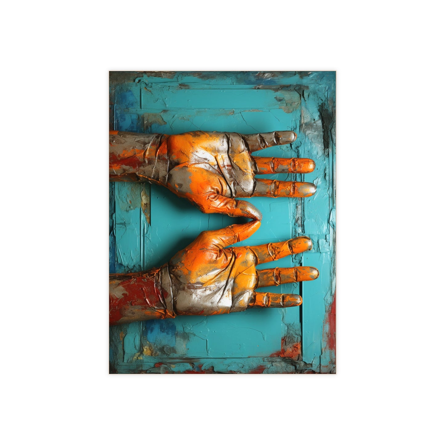 Hands 52, Ceramic Photo Tile