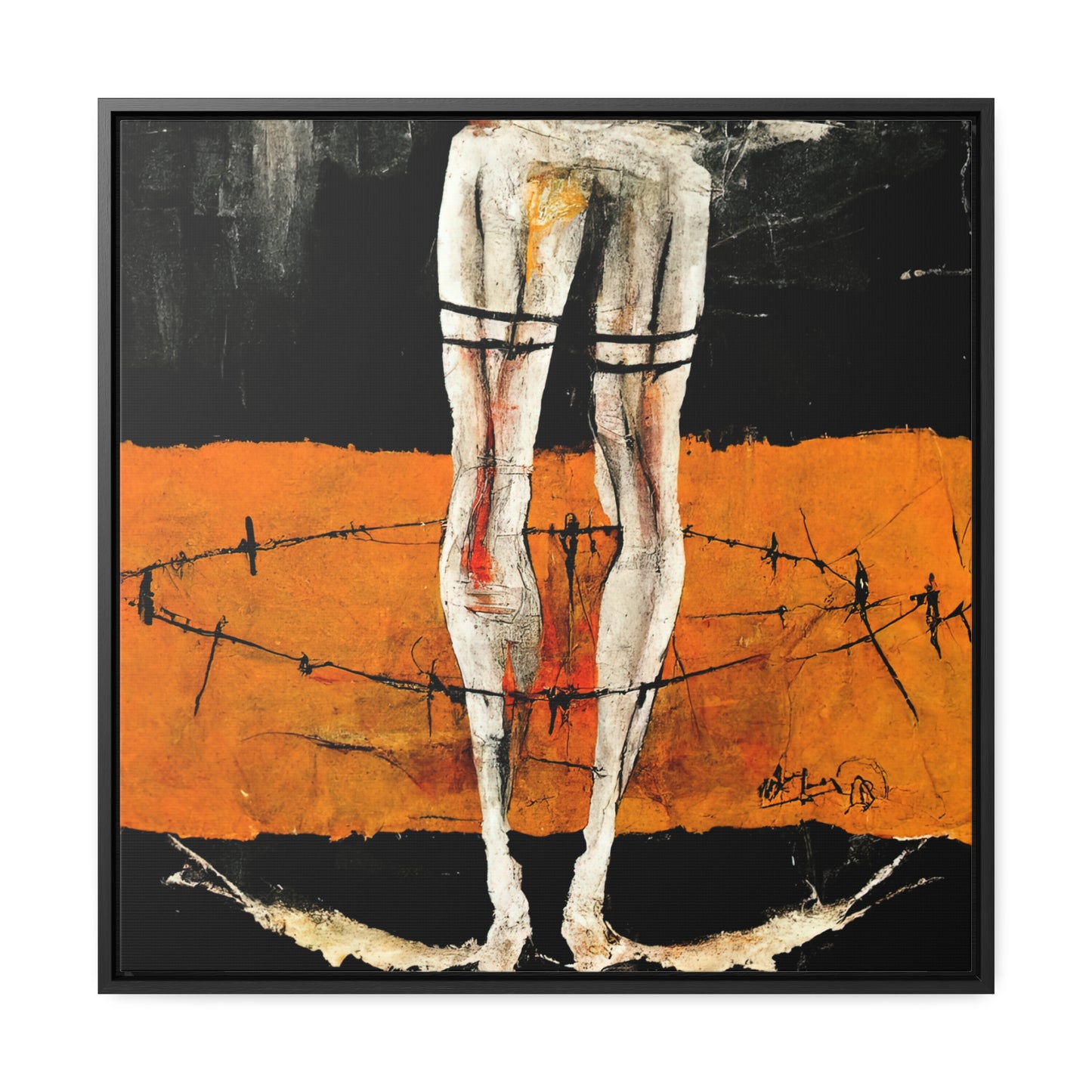 Feet and Drama 13, Valentinii, Gallery Canvas Wraps, Square Frame