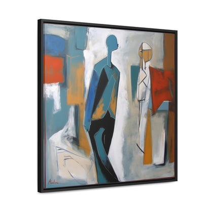 Sad Man 28, Valentinii, Gallery Canvas Wraps, Square Frame