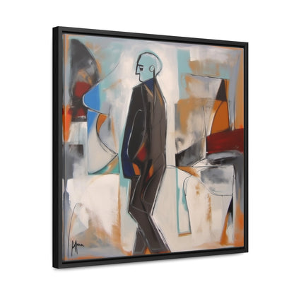 Sad Man 15, Valentinii, Gallery Canvas Wraps, Square Frame