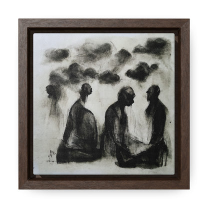 Palaeolithic Prayer 11, Valentinii, Gallery Canvas Wraps, Square Frame