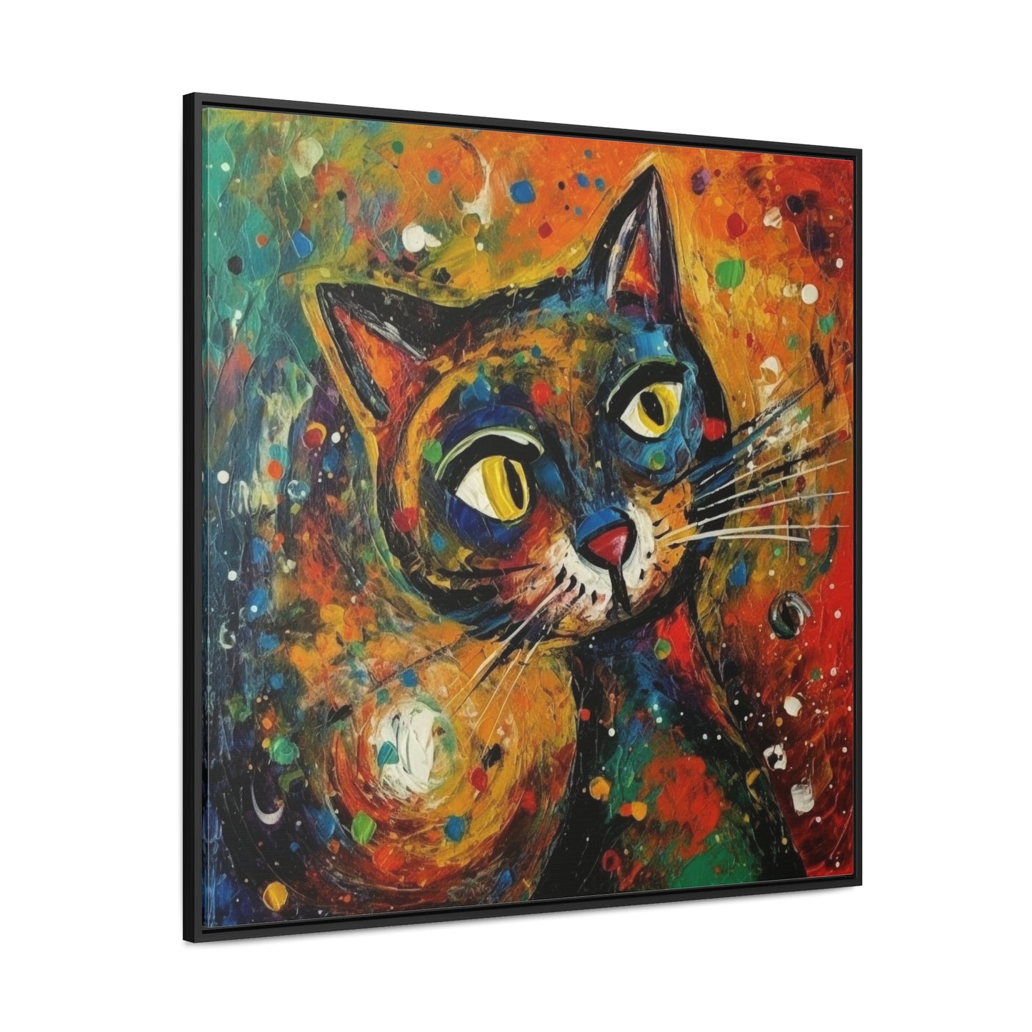 Cat 131, Gallery Canvas Wraps, Square Frame