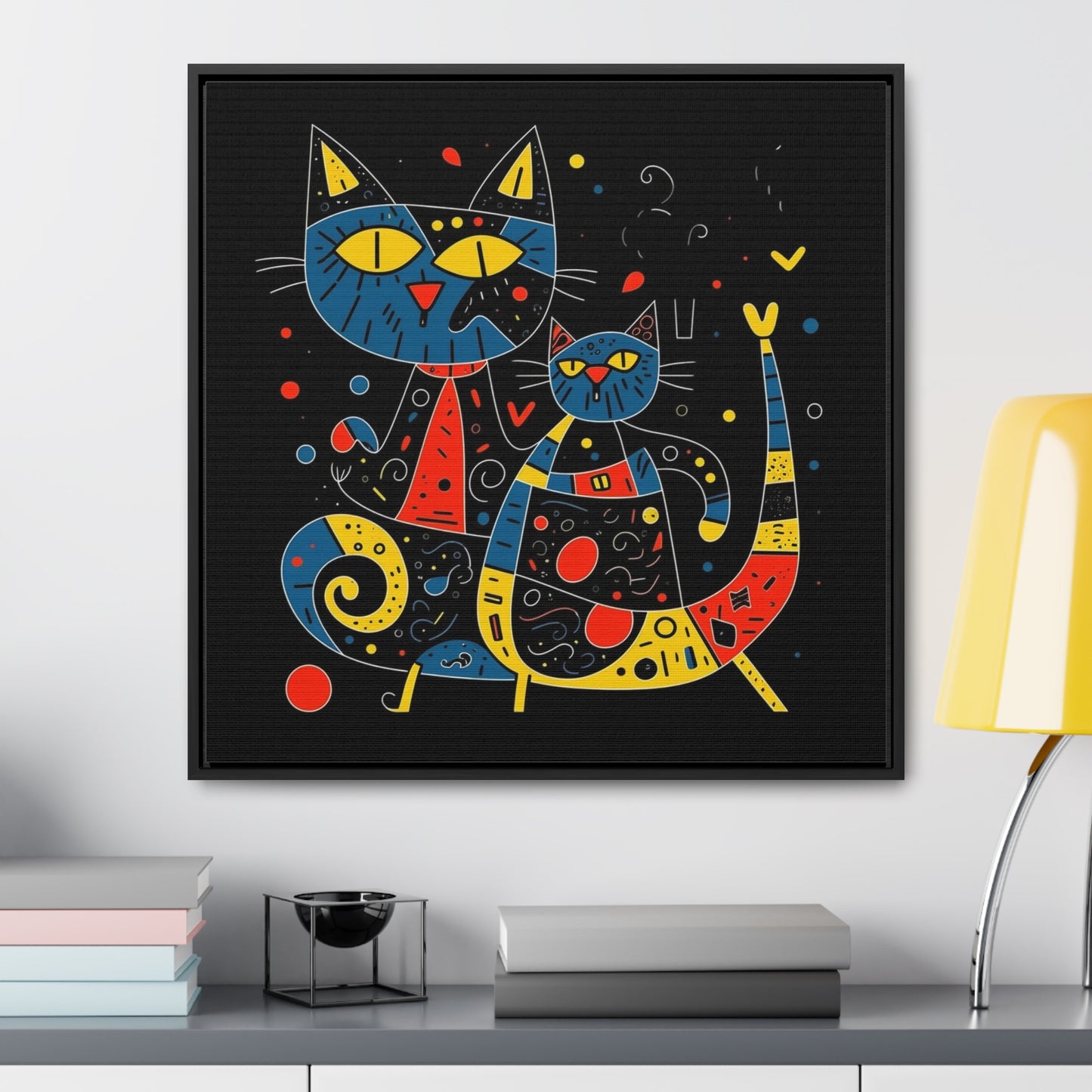 Cat 153, Gallery Canvas Wraps, Square Frame