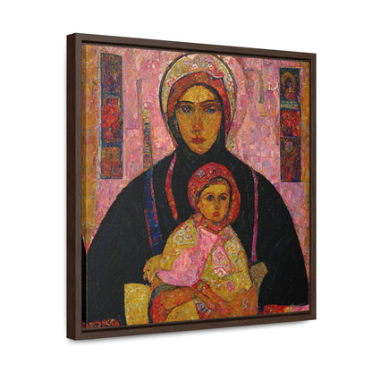 Mary and the Child 15, Valentinii, Gallery Canvas Wraps, Square Frame