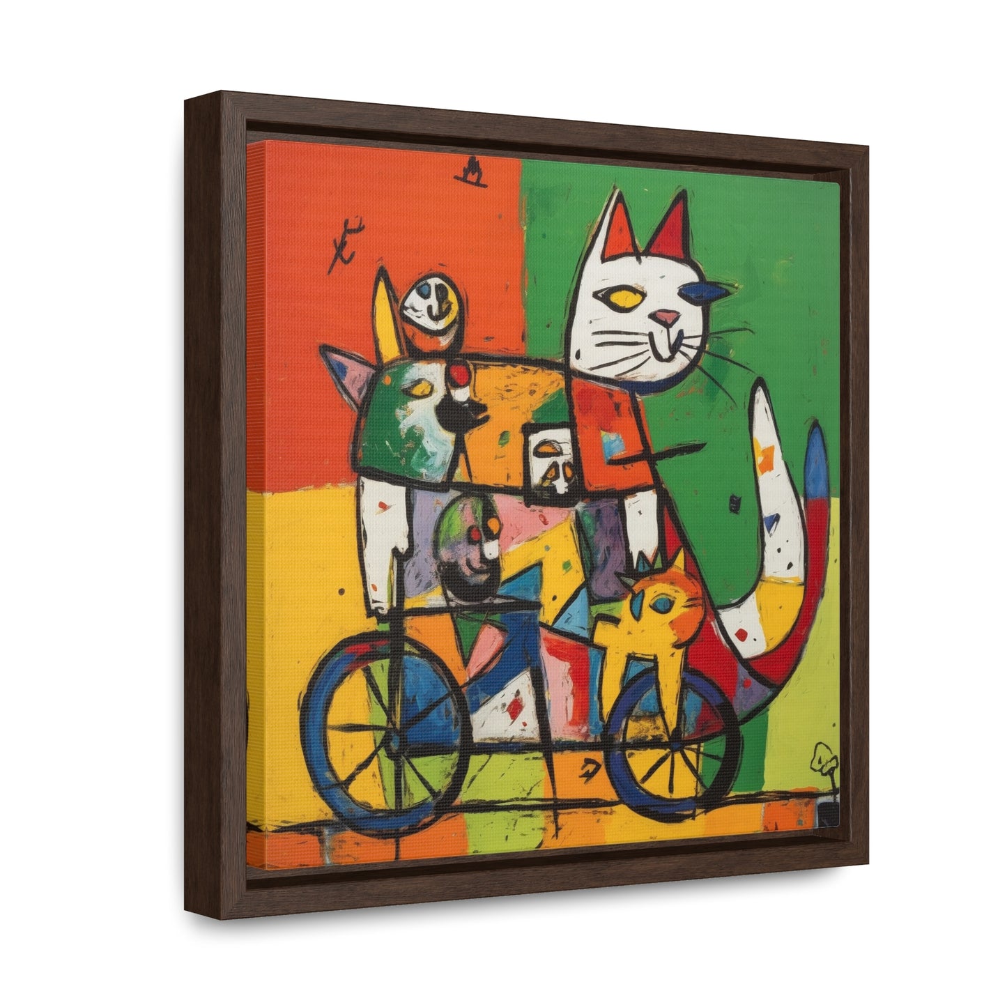 Cat 154, Gallery Canvas Wraps, Square Frame