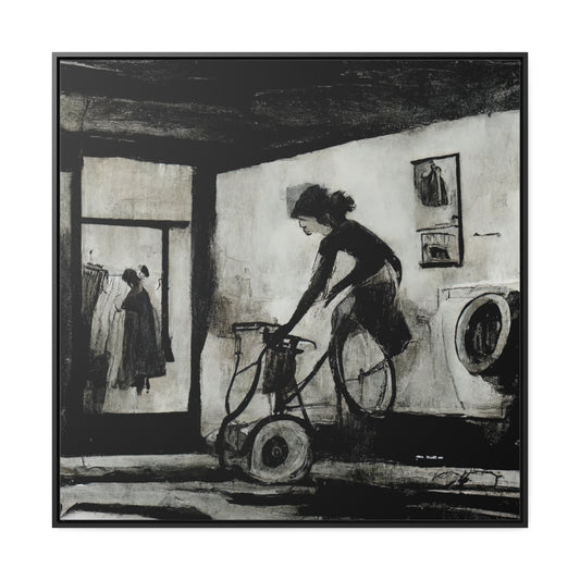 Domestic Memories 21, Valentinii, Gallery Canvas Wraps, Square Frame