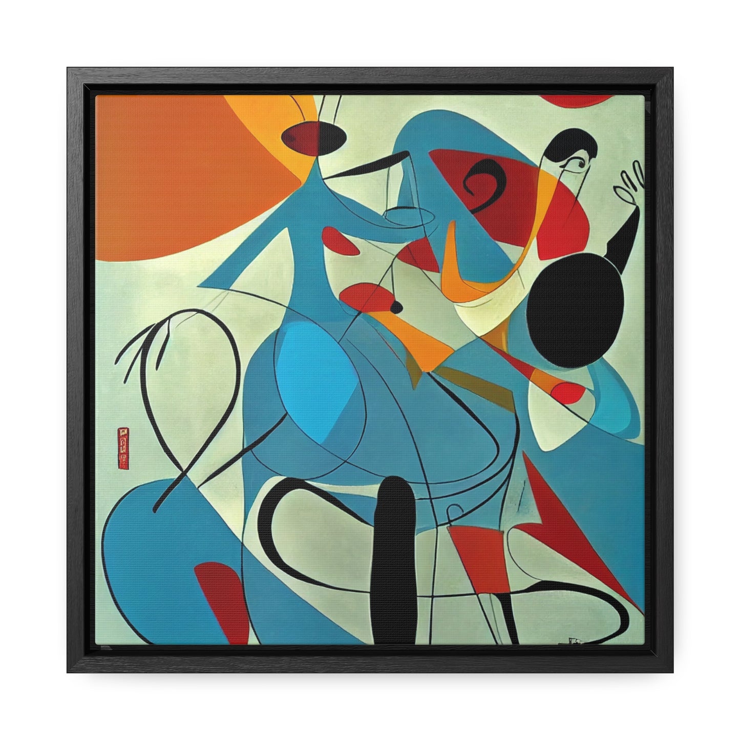 Naivia 17, Gallery Canvas Wraps, Square Frame