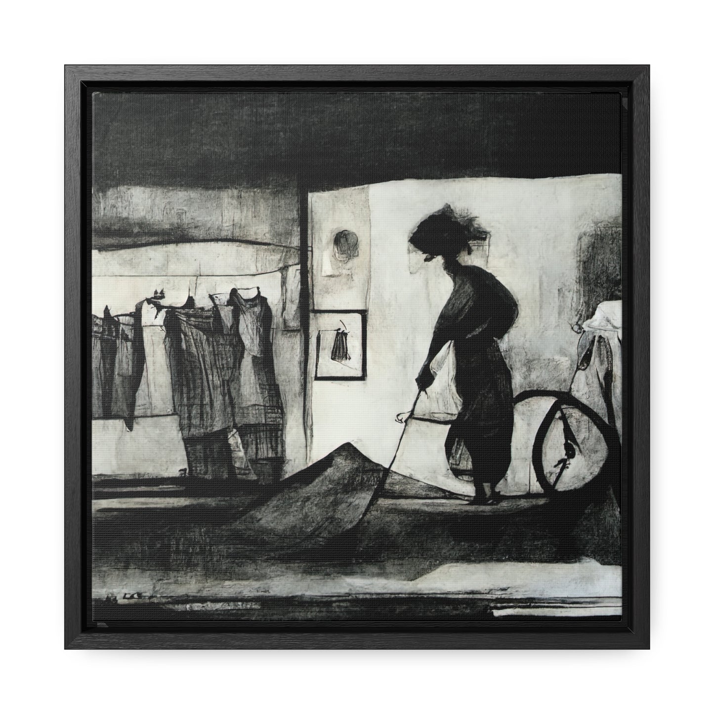 Domestic Memories 30, Valentinii, Gallery Canvas Wraps, Square Frame