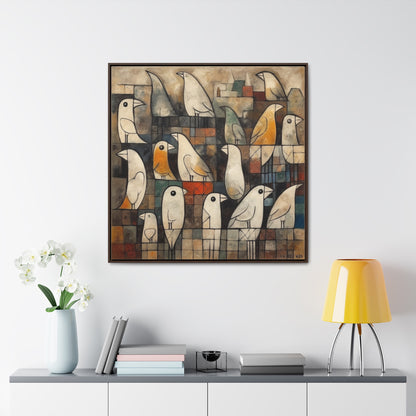 Bird 13, Gallery Canvas Wraps, Square Frame