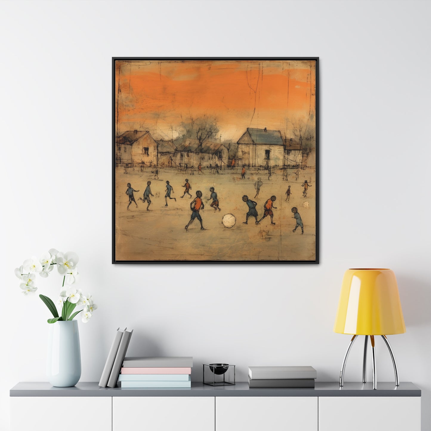 Childhood 42, Gallery Canvas Wraps, Square Frame