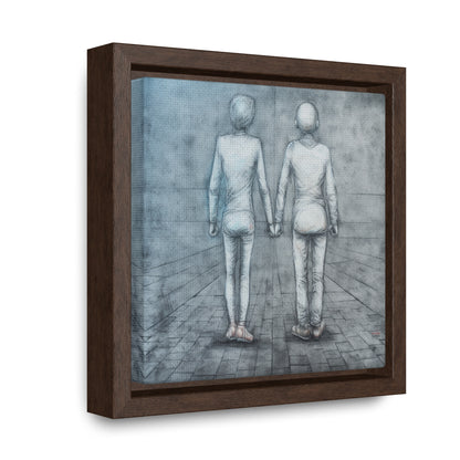 The Courage of Vulnerability 3, Valentinii, Gallery Canvas Wraps, Square Frame