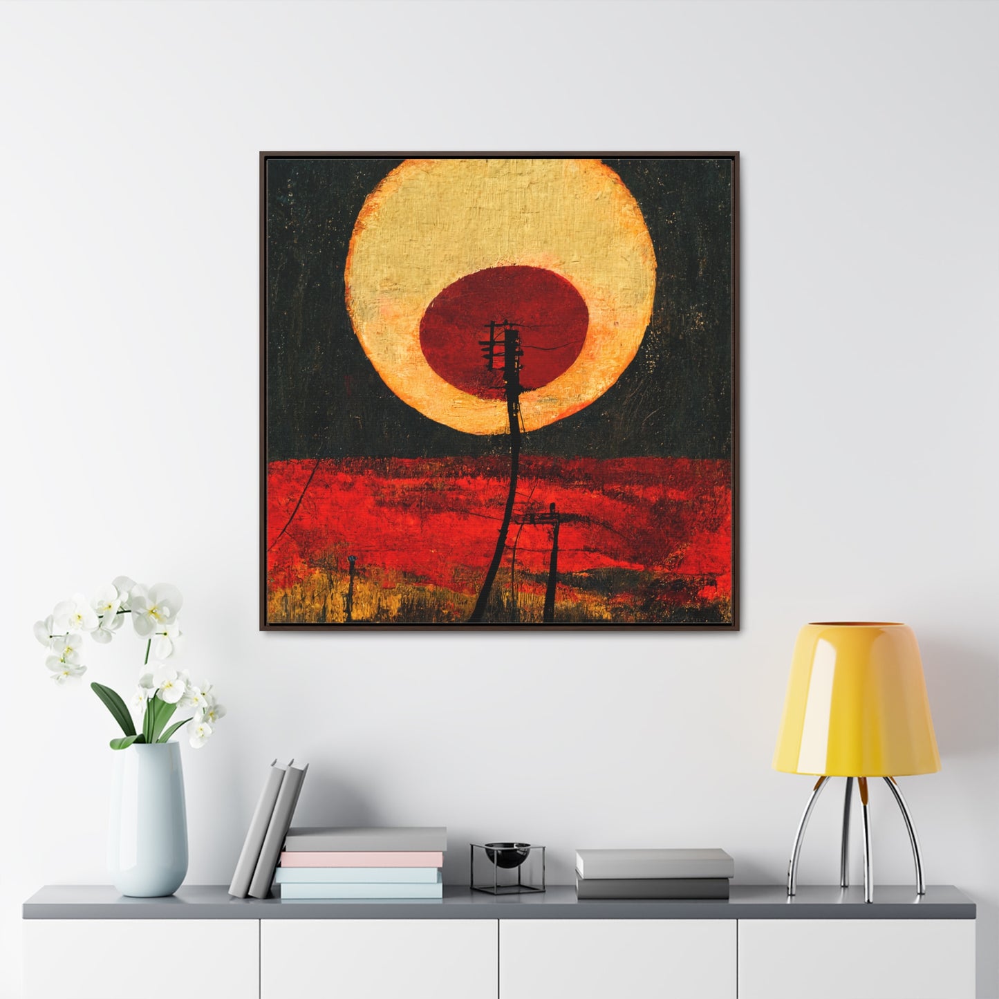 Land of the Sun 27, Valentinii, Gallery Canvas Wraps, Square Frame