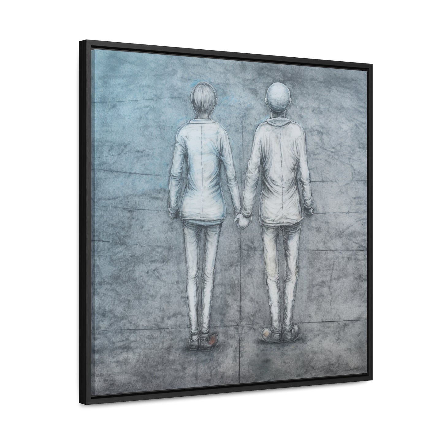 The Courage of Vulnerability, Valentinii, Gallery Canvas Wraps, Square Frame