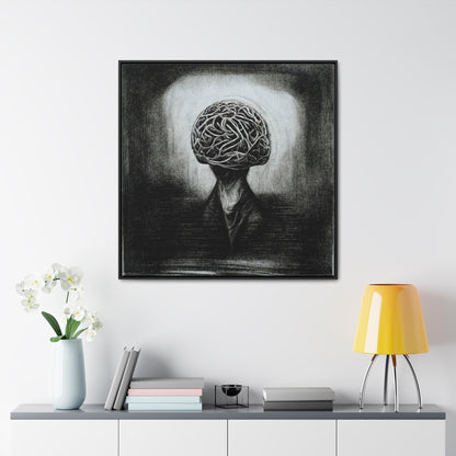 Brain 7, Valentinii, Gallery Canvas Wraps, Square Frame