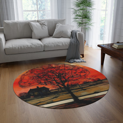 Tree 2,  Round Rug