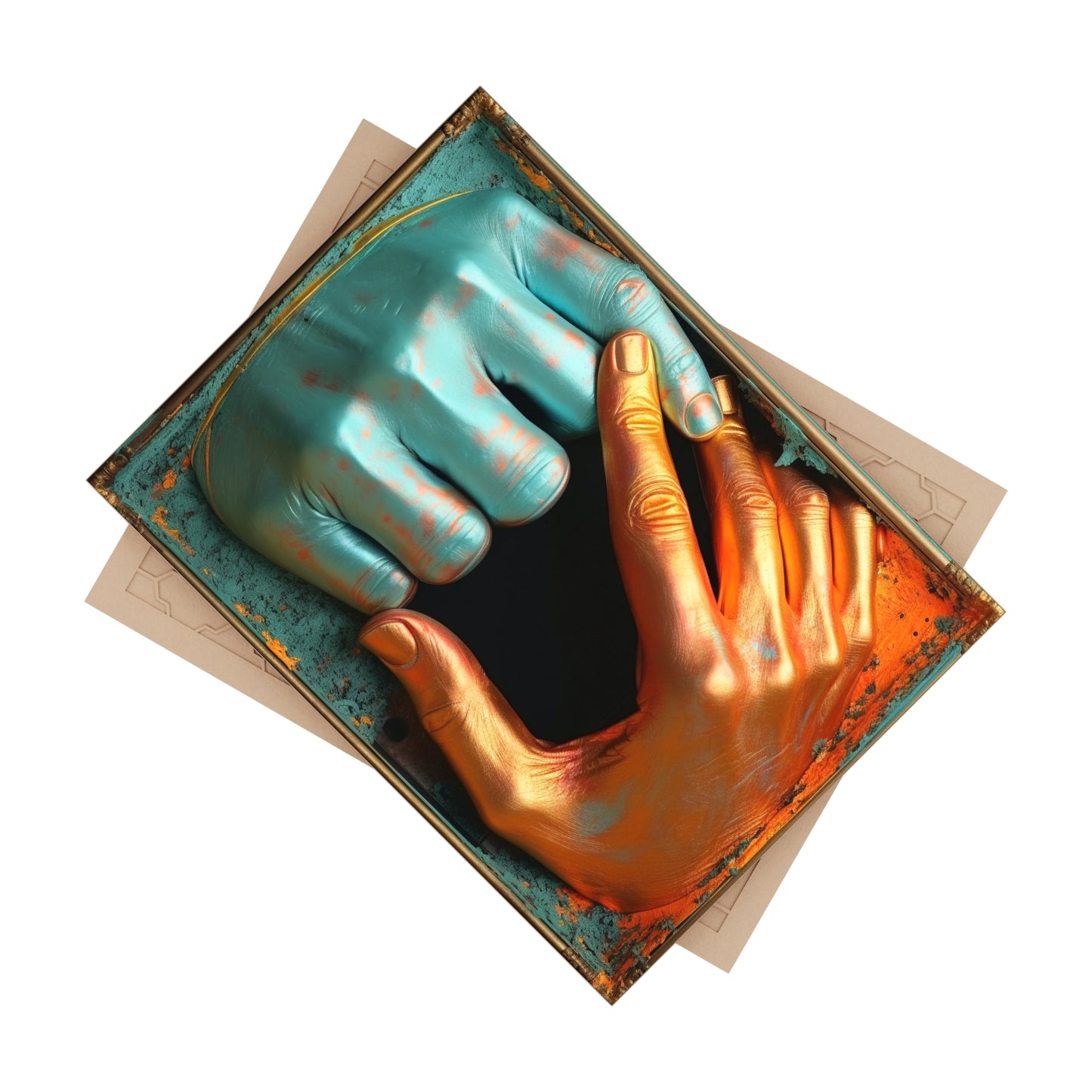 Hands 144, Ceramic Photo Tile