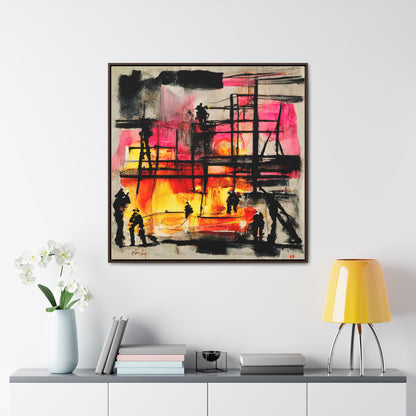 Land of the Sun, Valentinii, Gallery Canvas Wraps, Square Frame