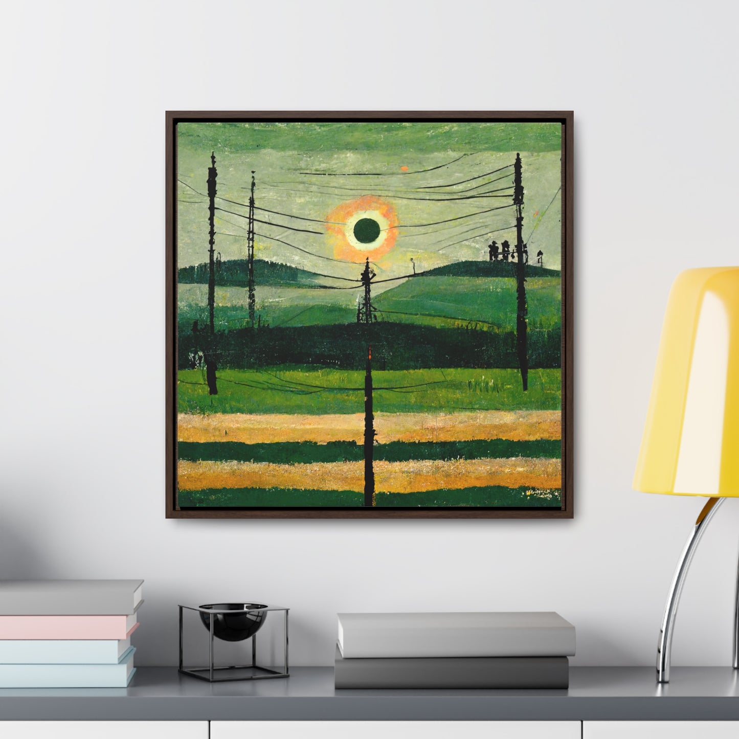 Land of the Sun 32, Valentinii, Gallery Canvas Wraps, Square Frame