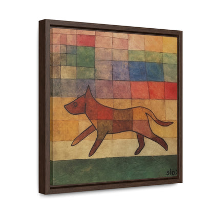 V Dog 4, Gallery Canvas Wraps, Square Frame