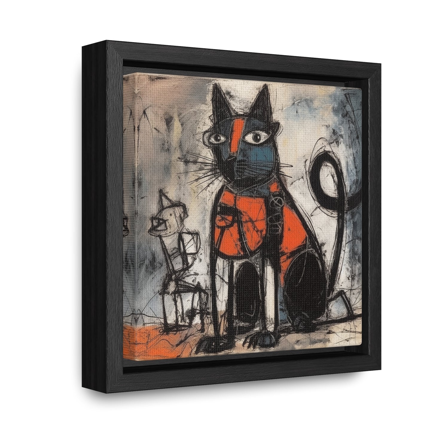 Cat 32, Gallery Canvas Wraps, Square Frame