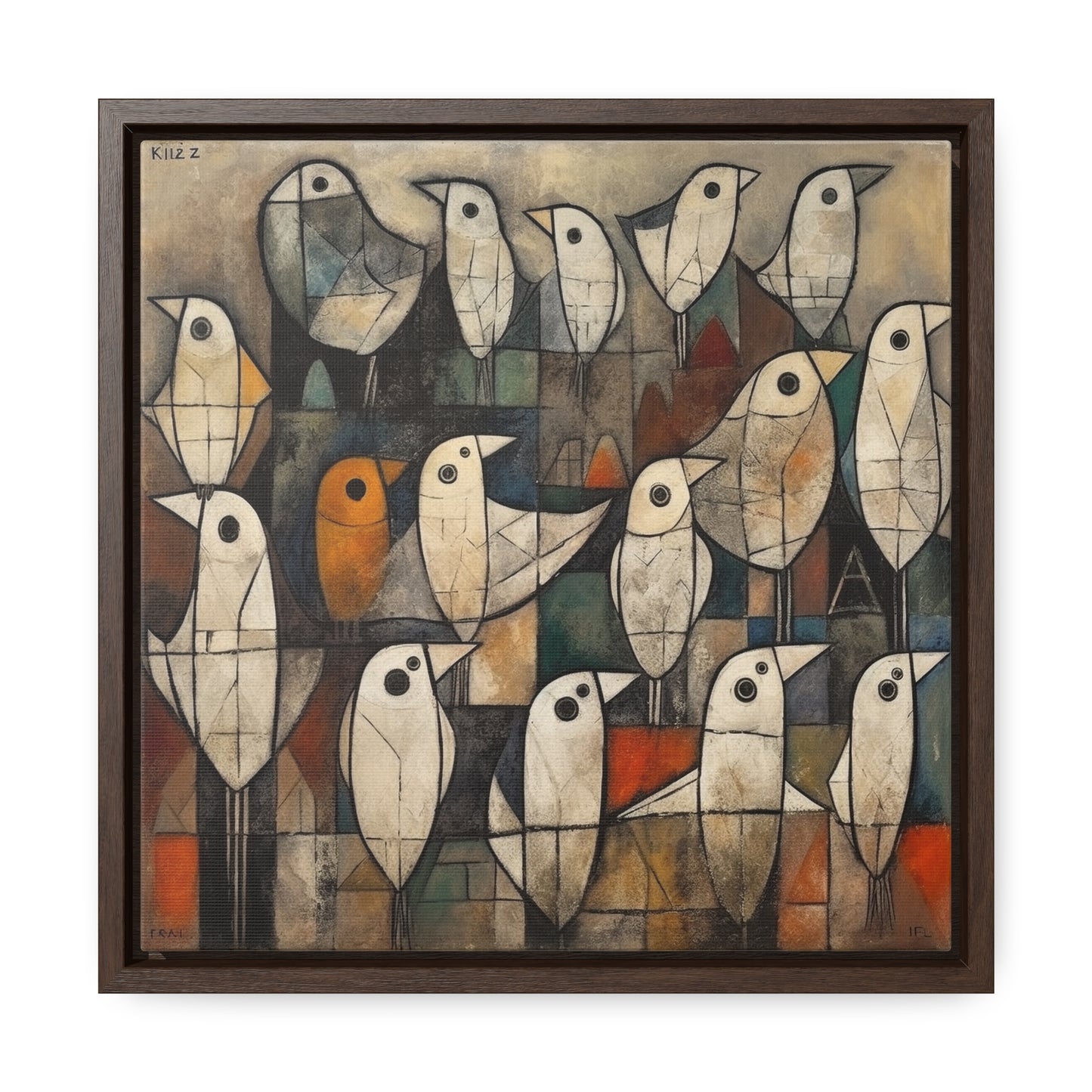 Bird 31, Gallery Canvas Wraps, Square Frame