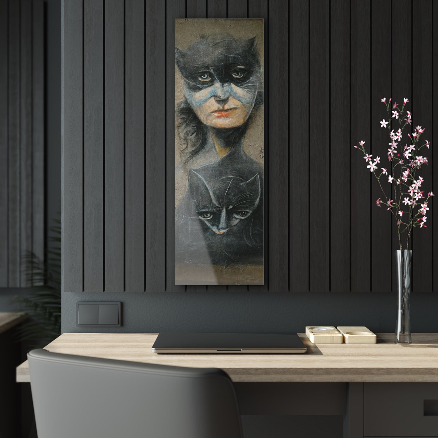 Cat Woman 42,  Acrylic Prints