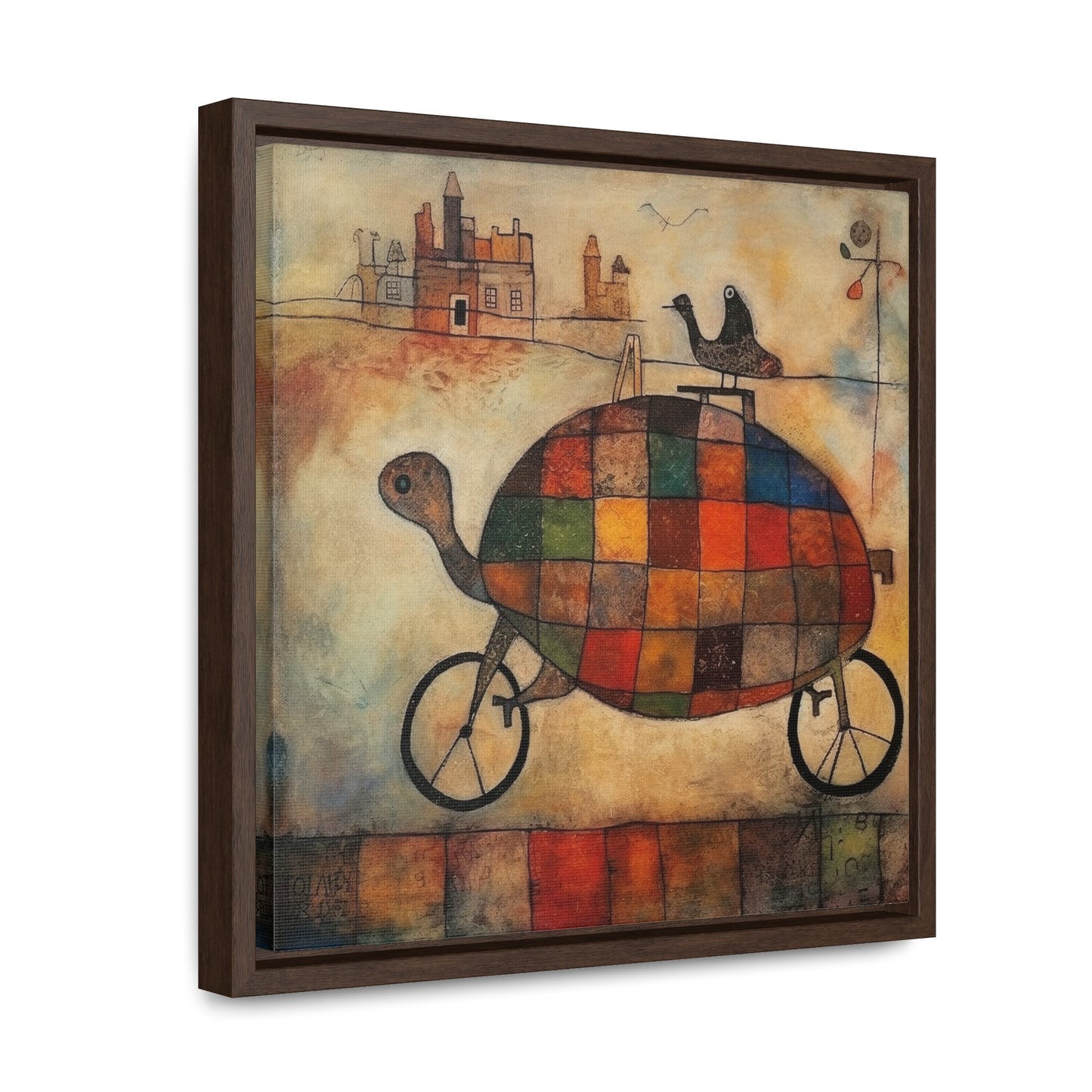 Turtle 7, Gallery Canvas Wraps, Square Frame