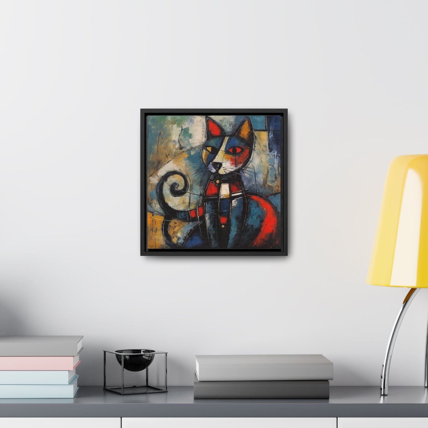 Cat 68, Gallery Canvas Wraps, Square Frame