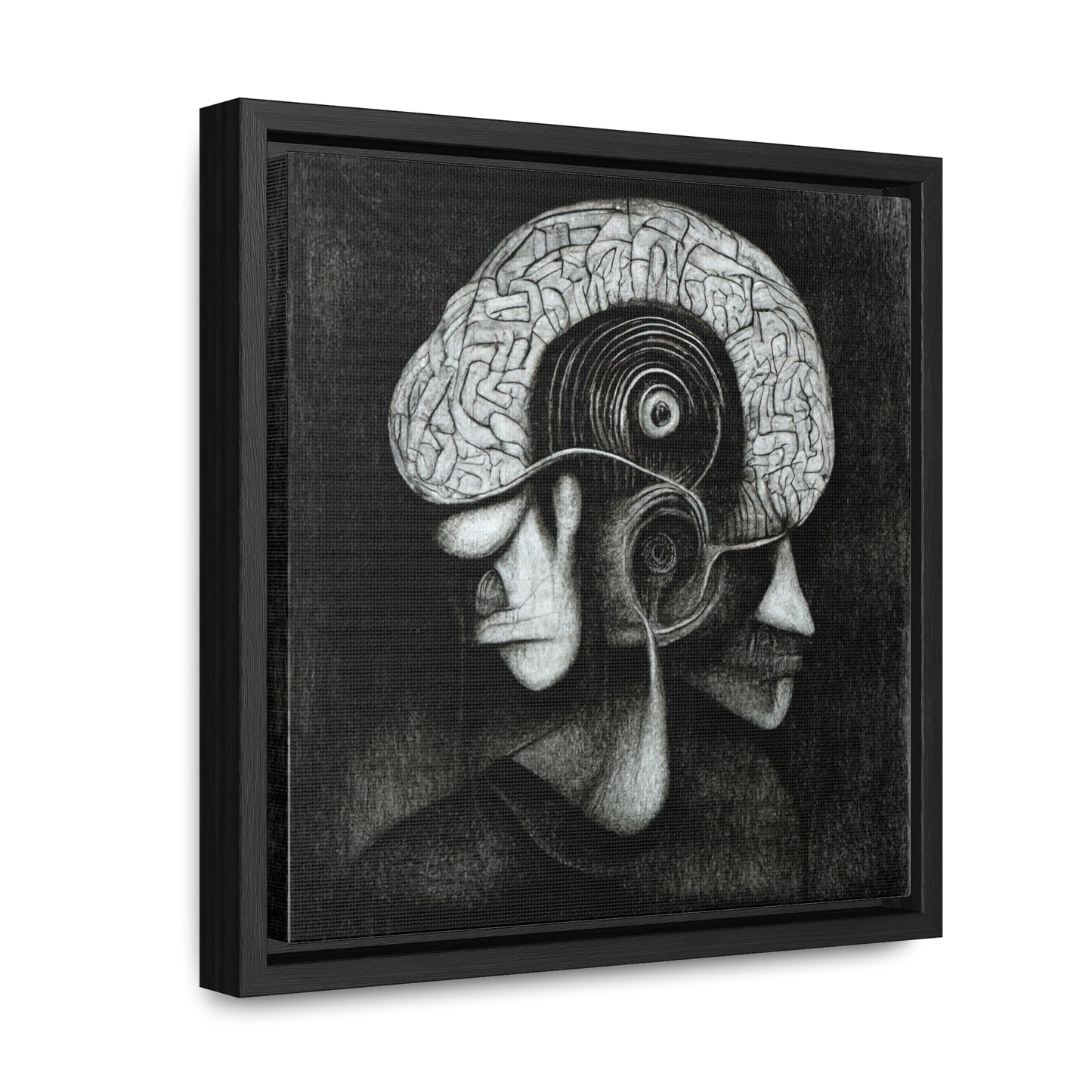 Brain 6, Valentinii, Gallery Canvas Wraps, Square Frame