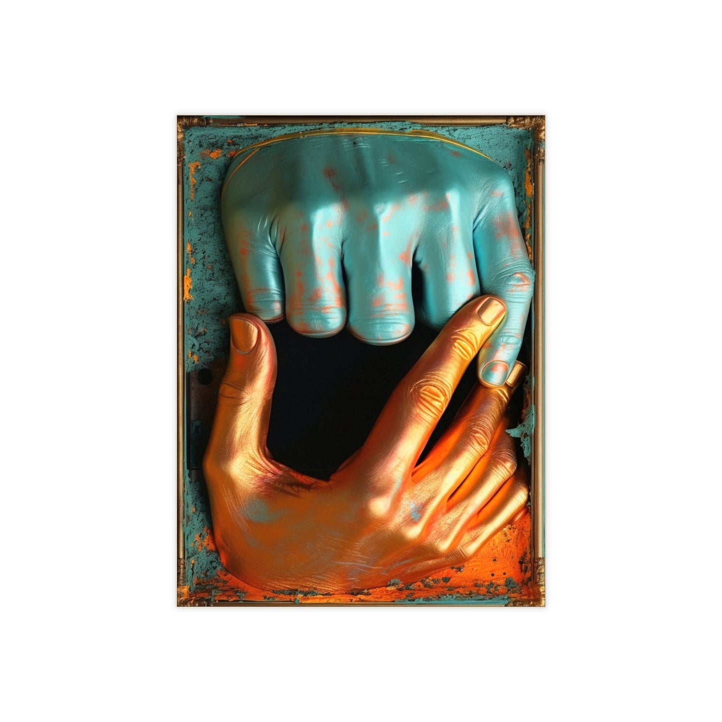 Hands 144, Ceramic Photo Tile