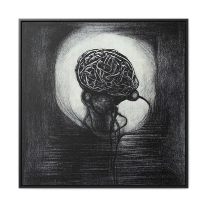 Brain 18, Valentinii, Gallery Canvas Wraps, Square Frame