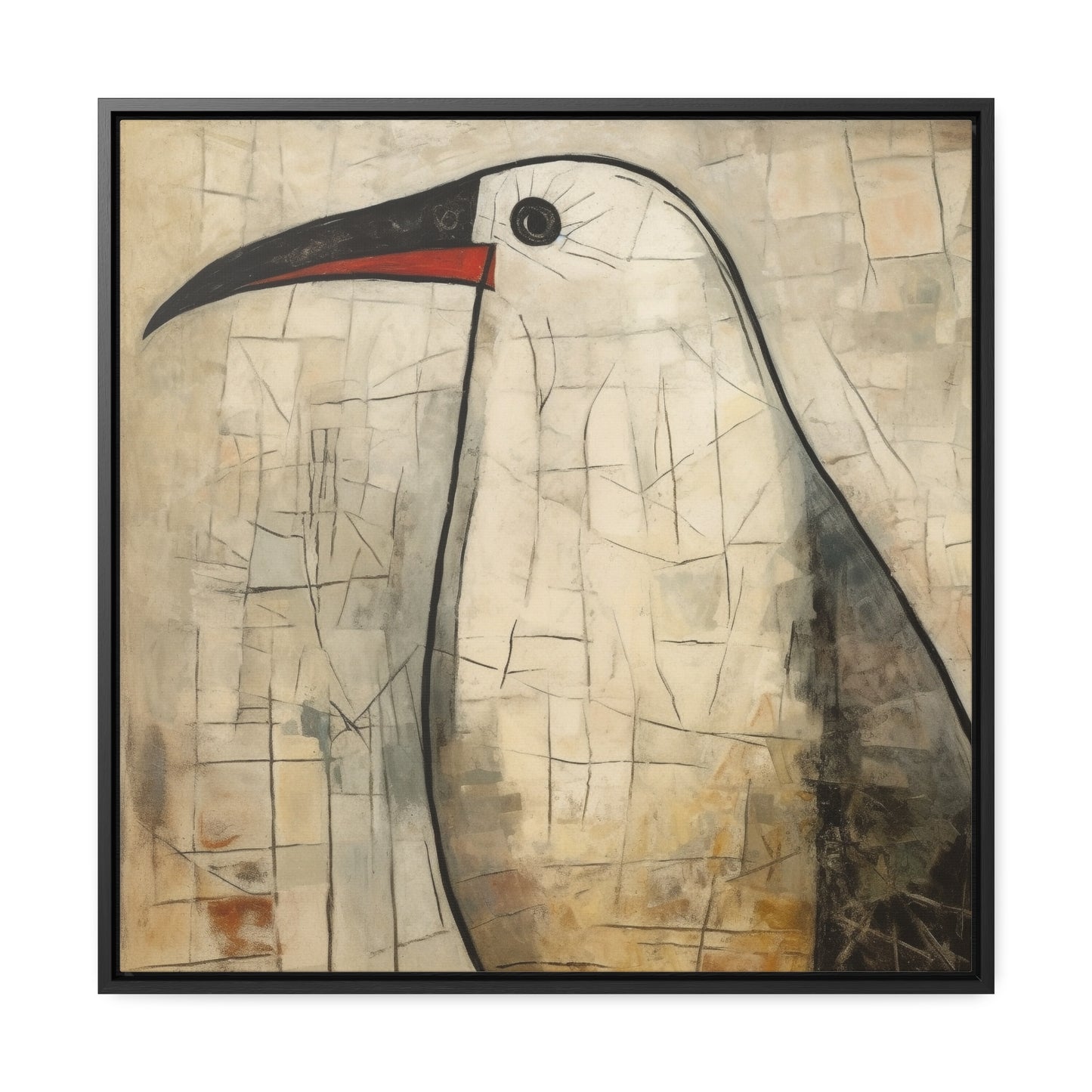 Bird 10, Gallery Canvas Wraps, Square Frame