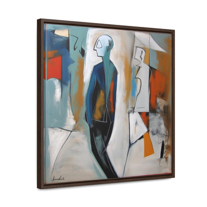 Sad Man 21, Valentinii, Gallery Canvas Wraps, Square Frame