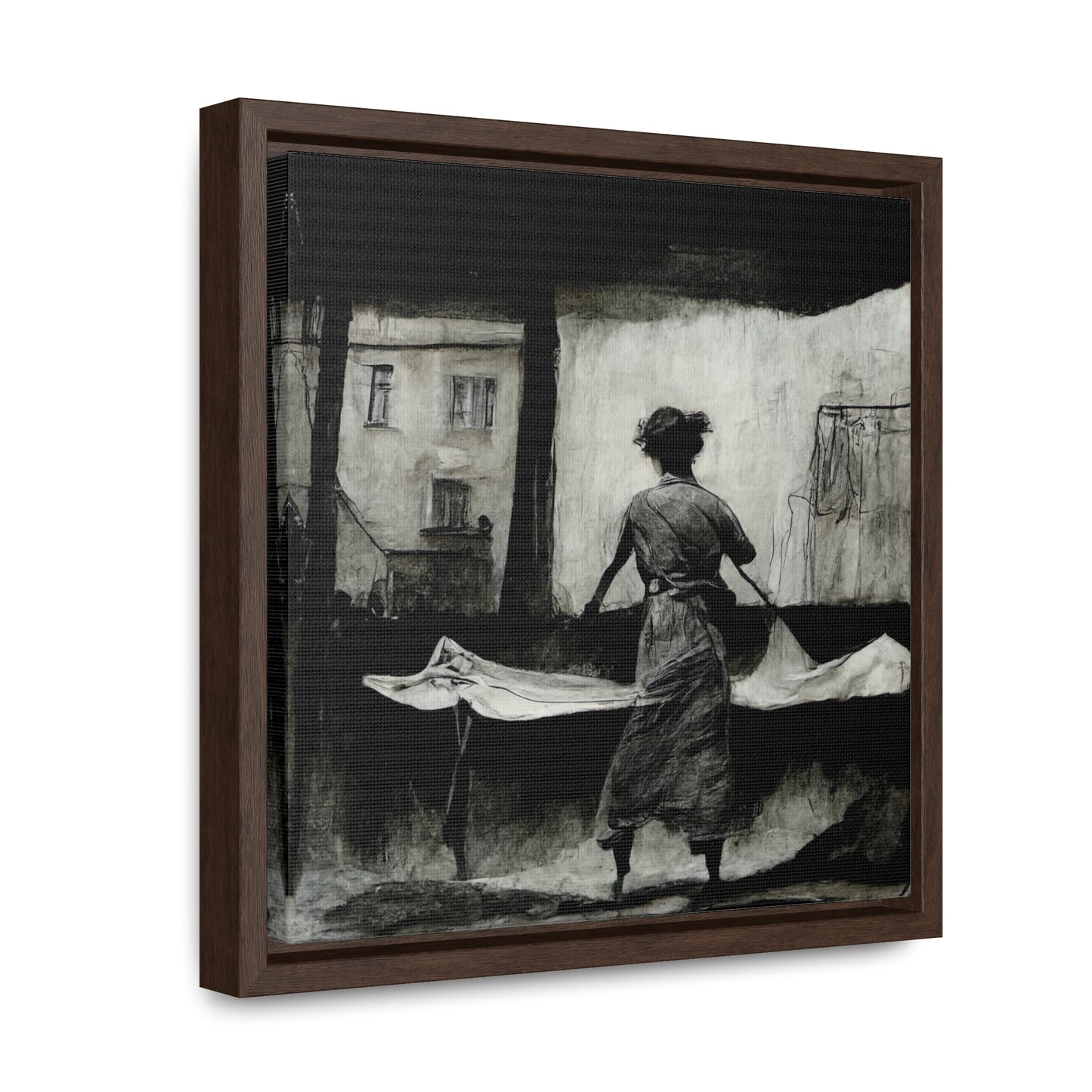 Domestic Memories 48, Valentinii, Gallery Canvas Wraps, Square Frame