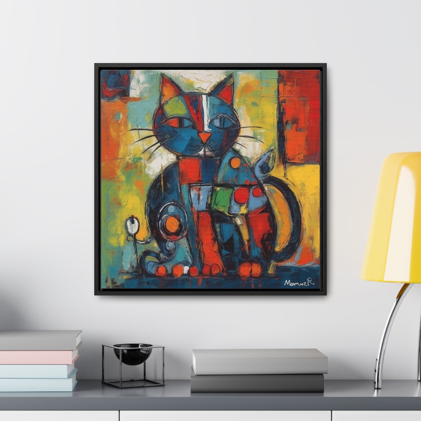 Cat 70, Gallery Canvas Wraps, Square Frame