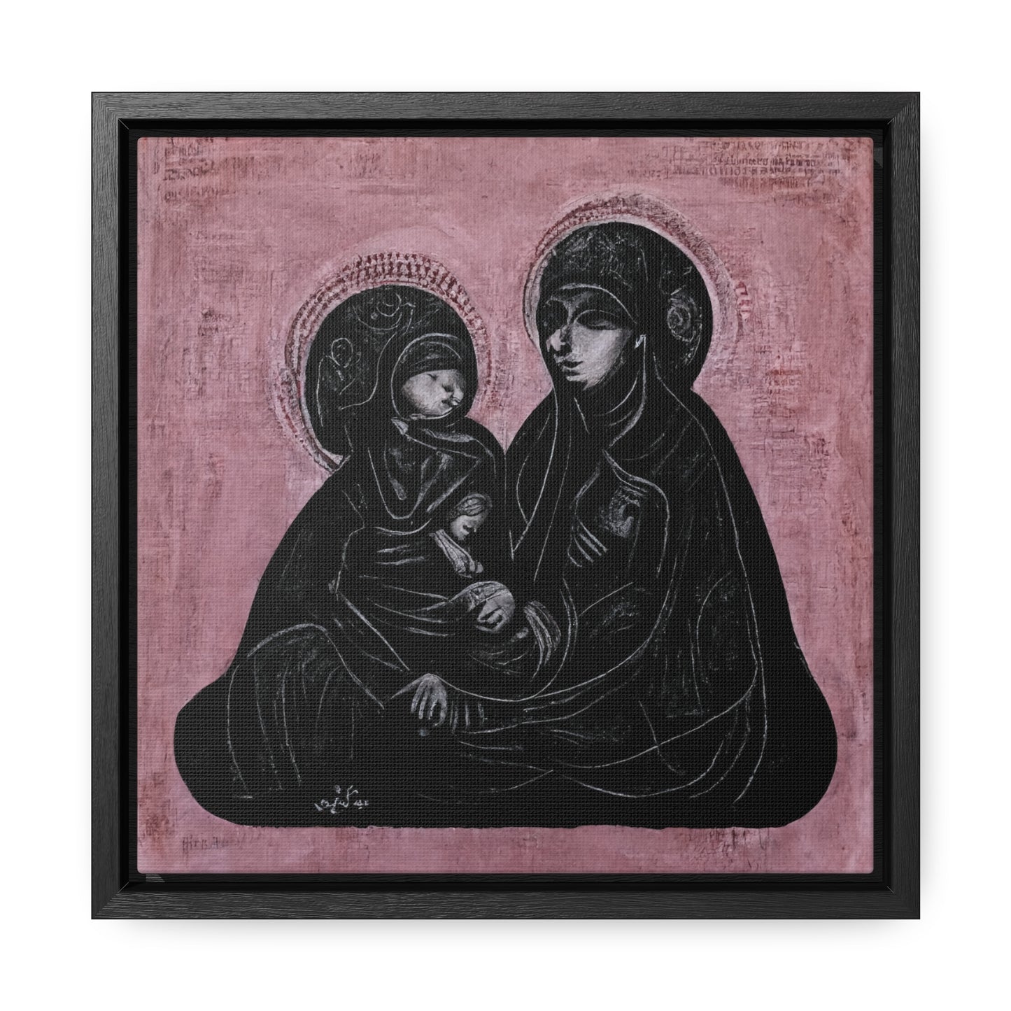 Mary and the Child 7, Valentinii, Gallery Canvas Wraps, Square Frame